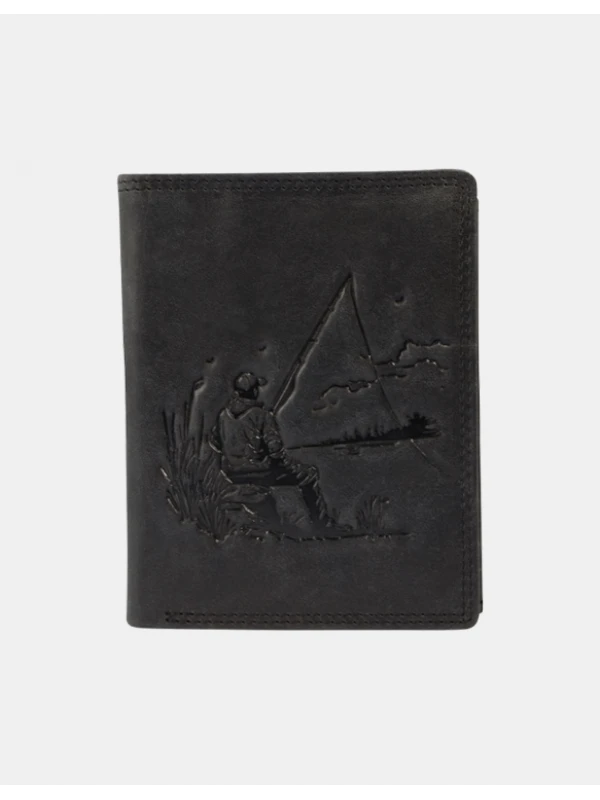 Moška denarnica Akzent Silent Catch črna