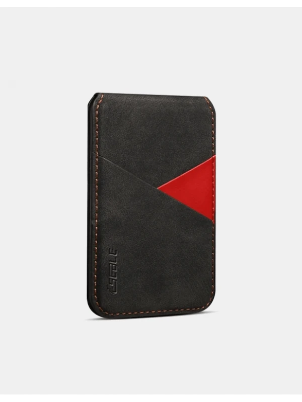 Magnetna denarnica za iPhone Belano črna