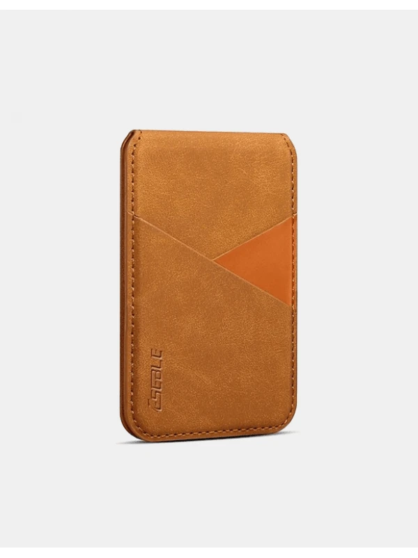 Magnetna denarnica za iPhone Belano rjava