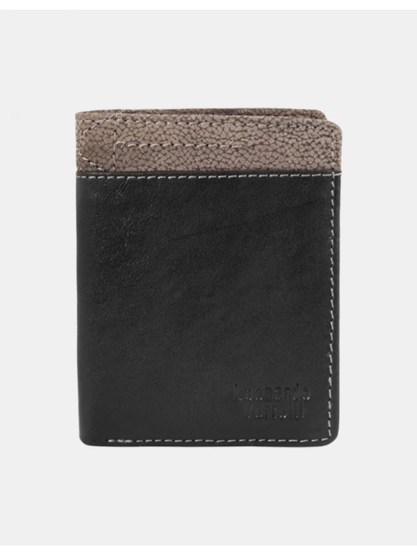 Moška denarnica Leonardo Verrelli Blacksmith črna